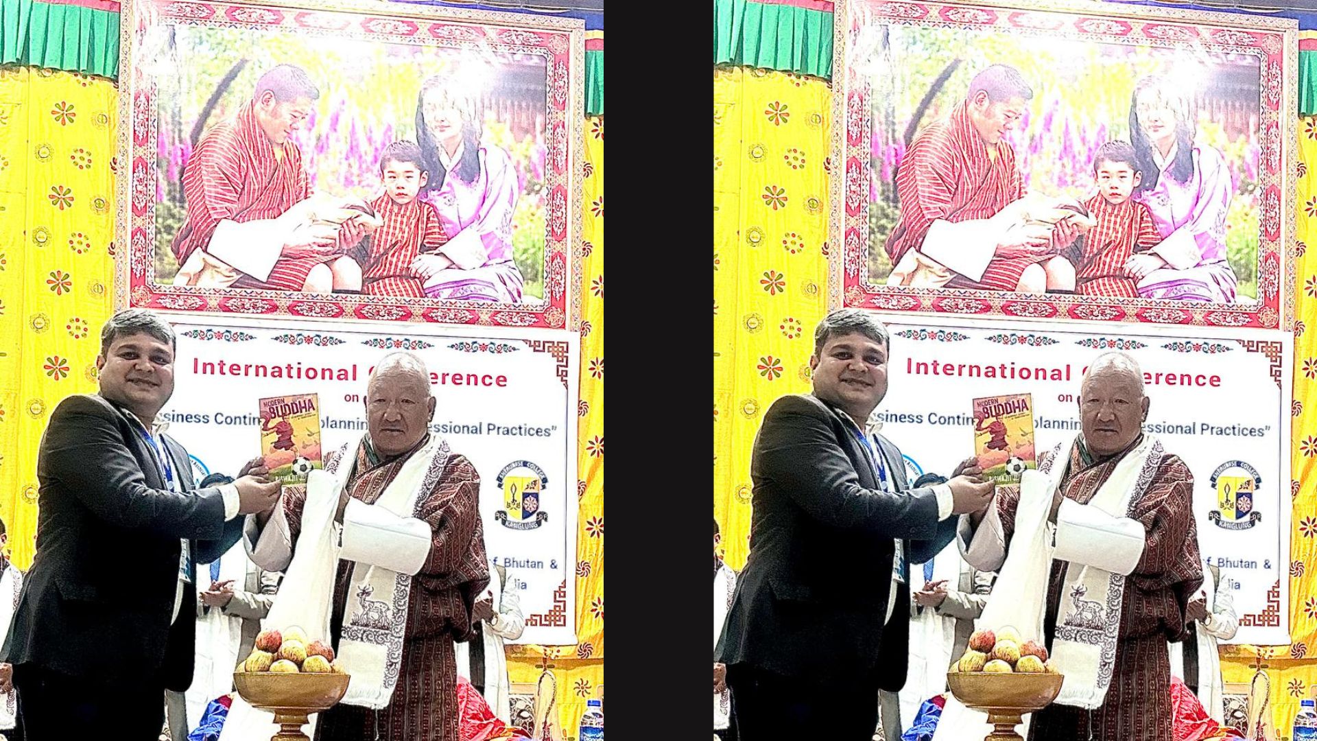 Biswajit Jha की दूसरी किताब मॉडर्न बुद्ध भूटान में अंतरराष्ट्रीय स्तर पर लॉन्च