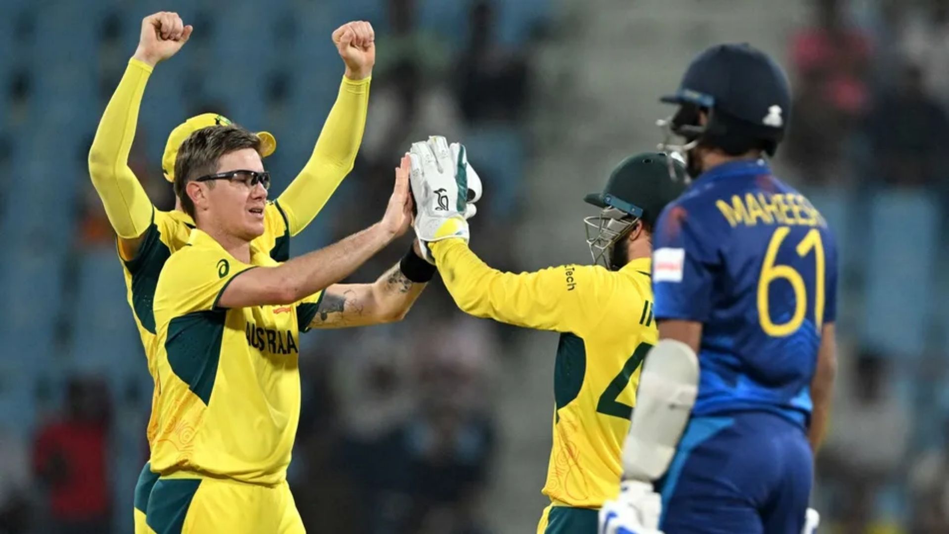 Aus vs SL World Cup 2023: ऑस्ट्रेलिया ने श्रीलंका को हरा पहली जीत दर्ज़ की